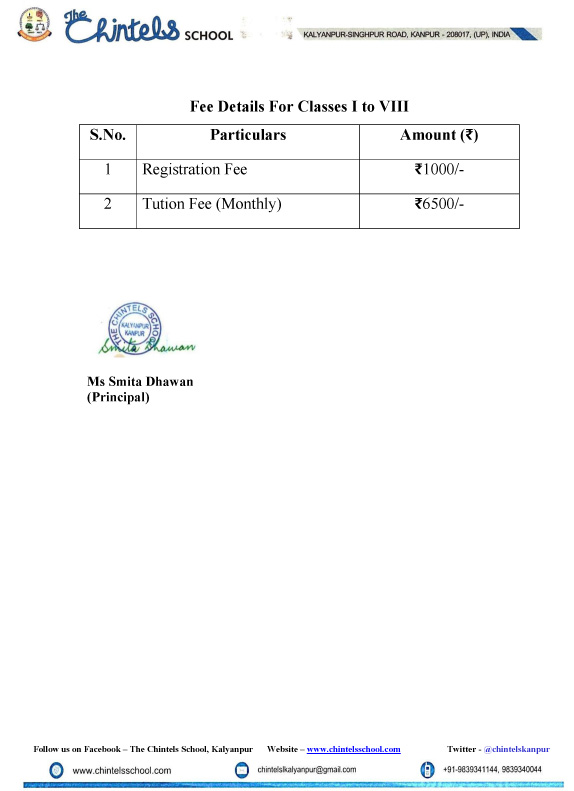 Fee Structure