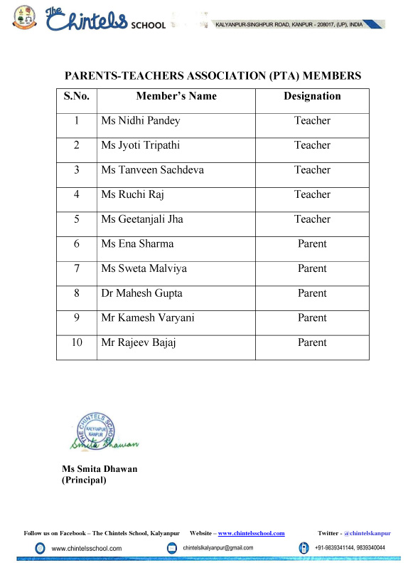 Parent Teacher Association