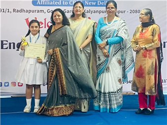 ‘Good words are worth much and cost little.’  The might of words can move mountains and enable a strong sense of conviction and confidence.  Our students from elementary grades do not compete any less and reach new horizons. We heartily cheer for Myra for clinching the consolation prize in KSS English Elocution Competition.  Way to go, Myra !!